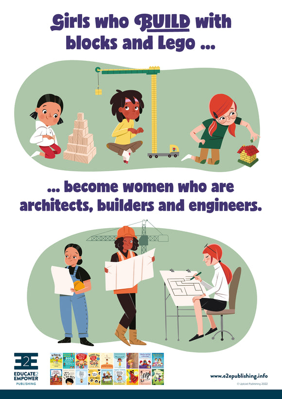 Girls Who Build poster set